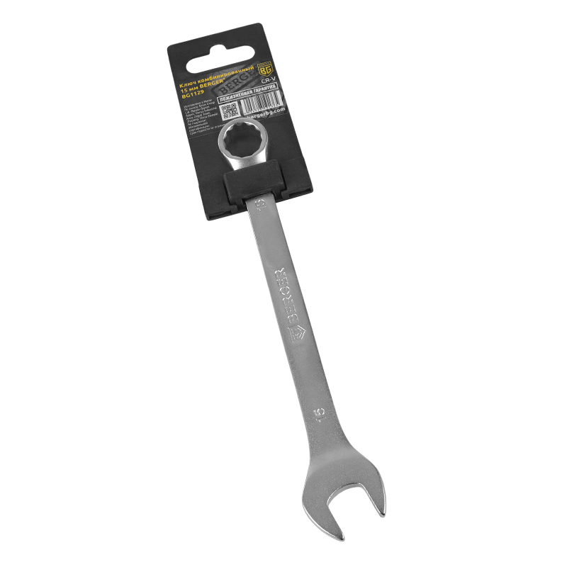 Ключ комбинированный Berger BG1129 15 мм 310₽