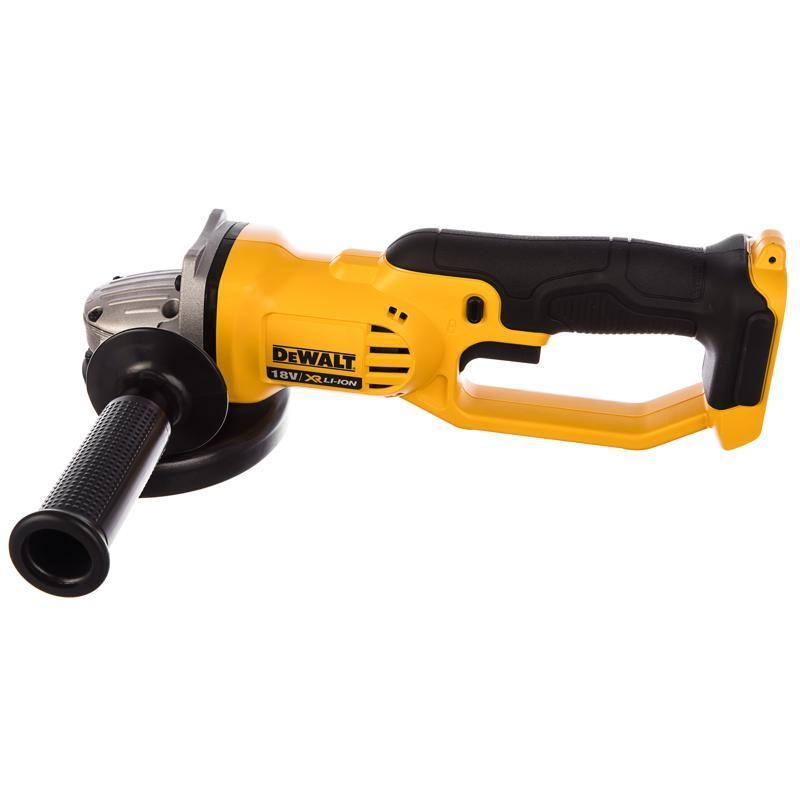 Угловая шлифмашина (болгарка) аккумуляторная DeWalt DCG412N, 125 мм, 18 В, без АКБ и ЗУ, плавный пуск в Твери