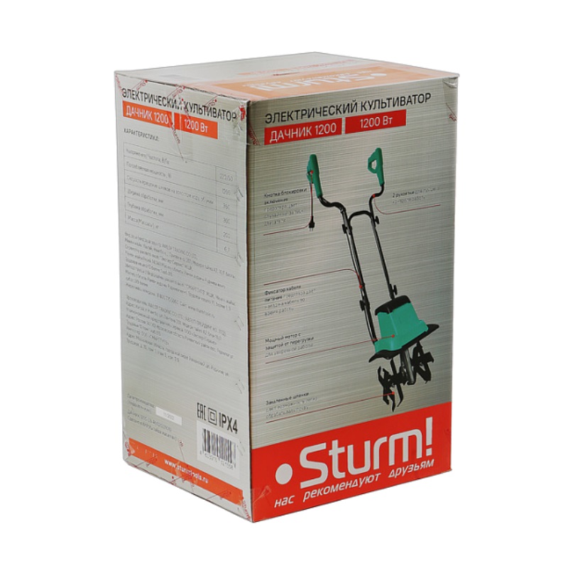 Культиватор электрический Sturm ДАЧНИК 1200