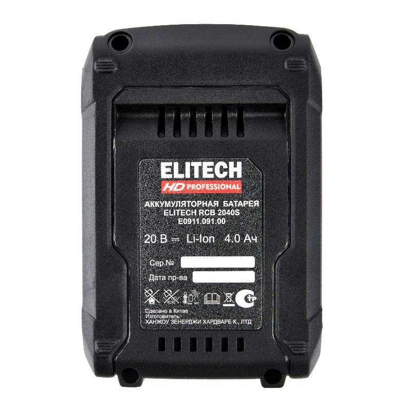 Батарея аккумуляторная Elitech RCB 2040S E0911.091.00 в Коврове