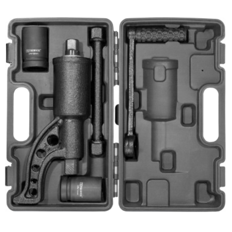 Гайковерт ручной Thorvik LSW2 052753, механический, 1"DR, 3800 Нм и головки торцевые 1"DR 32 мм, 33 мм в Костроме