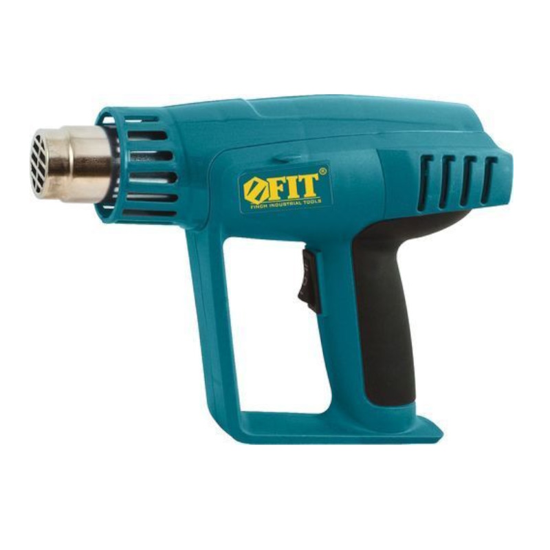 Фен технический Fit 80608, 2000 Вт, 250/500 °C, 250/550 л/мин, рез. накл, кейс в Туле