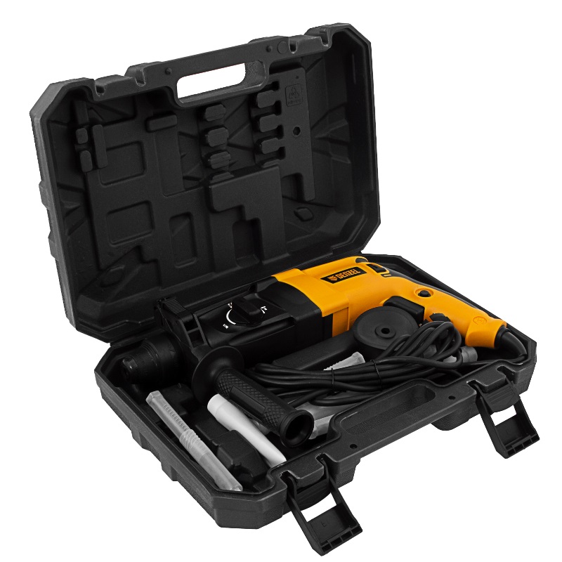 Перфоратор Denzel RHH-800-26 26607 в кейсе, с защитной муфтой в Ярославле