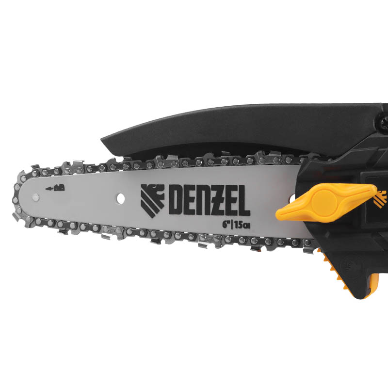 Цепная мини-пила Denzel CCS-150 58650, аккумуляторная, бесщеточная, шина 150 мм, Li-Ion, 20 В в Рыбинске