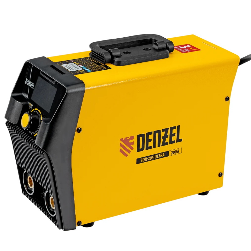 Аппарат инверторный дуговой сварки Denzel SDR-205 Ultra 94360 200 А ПВ 60 11470₽
