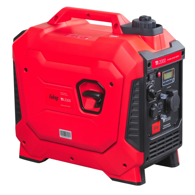 Инверторный бензогенератор Fubag TI 2000 (мощность 2кВт, объем двигателя 79 см3, уровень шума 61 Дб,)