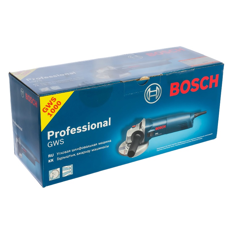 Угловая шлифмашина (болгарка) Bosch GWS 1000 0.601.821.800, 125 мм, 1000 Вт в Твери