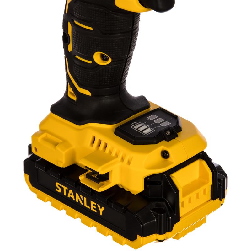 Аккумуляторный винтоверт Stanley SBI201D2K-RU (2 аккумулятора, напряжение 18v, вес 1.3 кг) в Туле