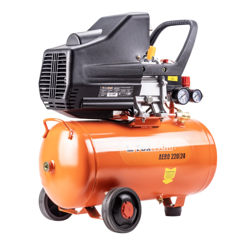 Компрессор масляный коаксиальный FoxWeld AERO 220/24 5940, с комплектом в Костроме