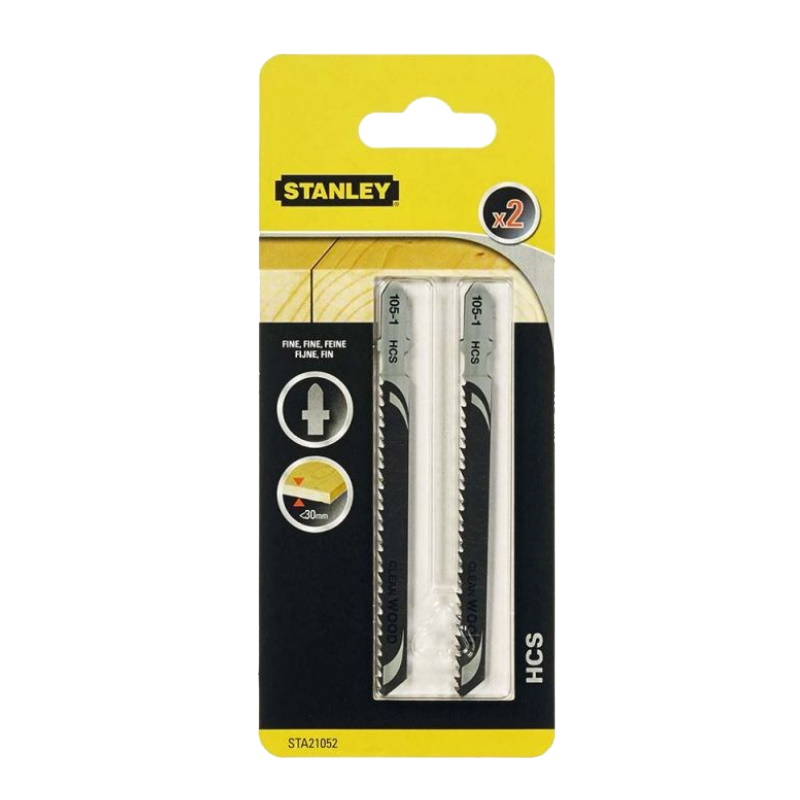 Полотна для лобзика по дереву Stanley T101B STA21052-XJ (2 шт.) в Твери