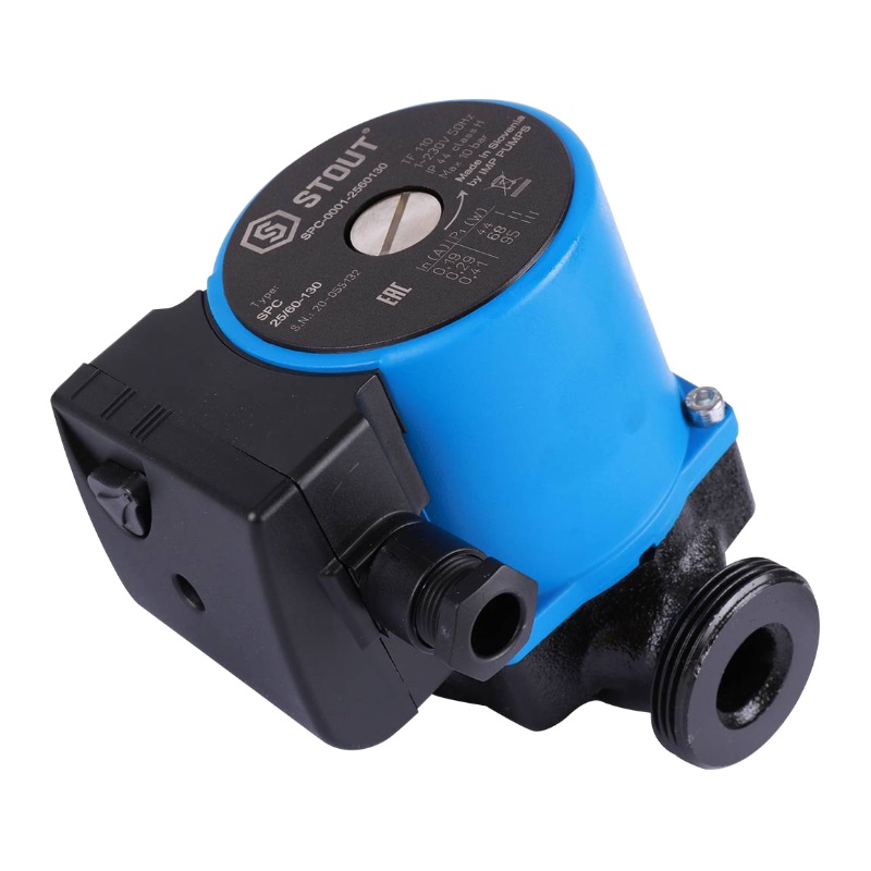 Насос циркуляционный для горячей воды Stout 25/60-130 SPC-0001-2560130 (максимальная мощность 95 Вт, производительность 0.24 л/мин) в Муроме