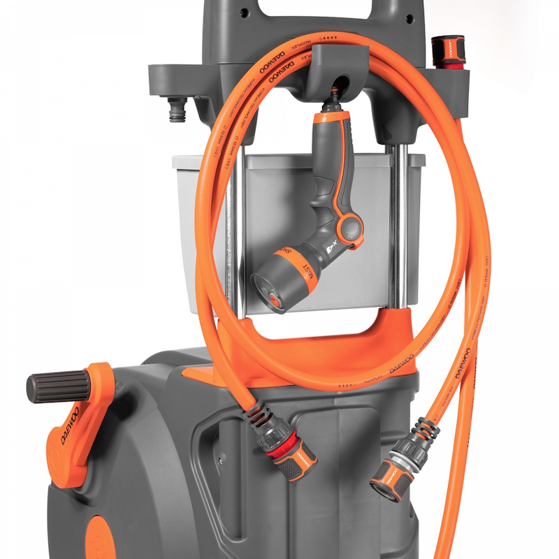 Тележка Daewoo Smart Cart DWR 4040, со шлангом 1/2", 40 м, набором для полива в Муроме