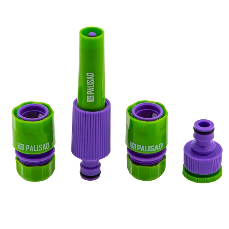 Набор для подключения шланга Palisad 65176, 1/2" (распылитель, 3 адаптера к распылителю) в Кинешме