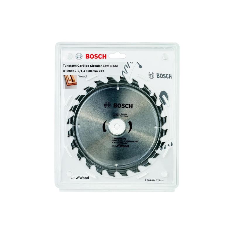 Пильный диск по дереву Bosch ECO WOOD 2.608.644.376 (24T, диаметр 190 мм, отверстие 30 мм, толщина 1,4 мм) в Александрове