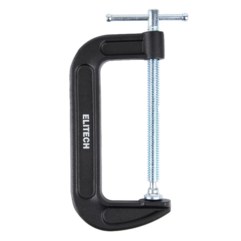 Струбцина Elitech 513106 207223, тип G, 170х68, усилие 1000кг в Твери