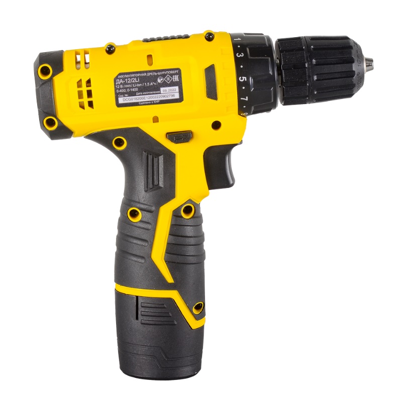 Дрель-шуруповерт аккумуляторная Eurolux ДА-12/2Li 72/14/38