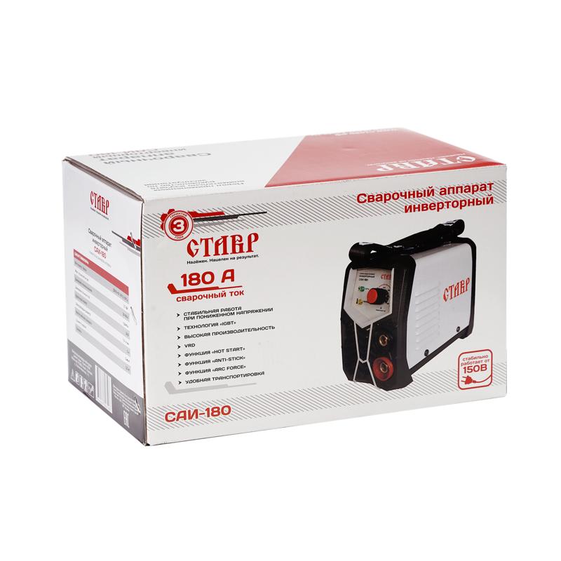 Сварочный аппарат инверторный Ставр САИ-180 диаметр электрода 4мм