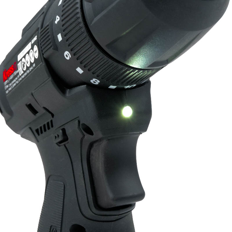 Аккумуляторная дрель-шуруповерт ударная Kress KU362 (бесщеточная, напряжение 12В, вес 1.5 кг)