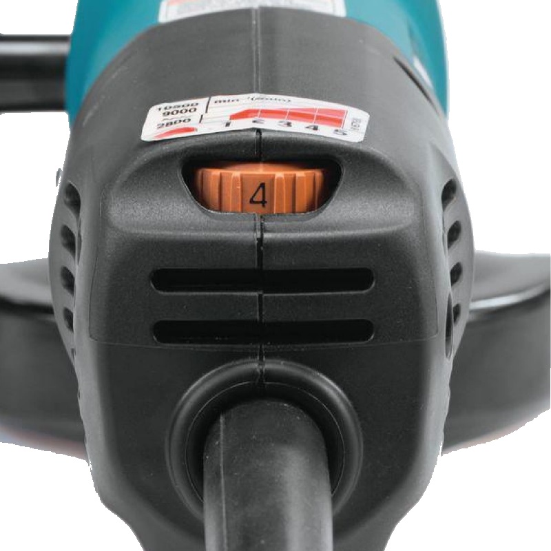 Угловая шлифмашина (болгарка) Makita 9565PCV, 125 мм, 1400 Вт, плавный пуск, регулировка оборотов в Вологде