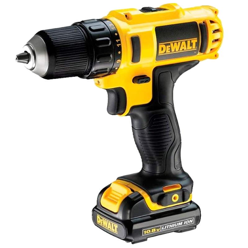 Аккумуляторная дрель-шуруповерт DeWalt DCD710C2P-KS 10.8 В + мультитул