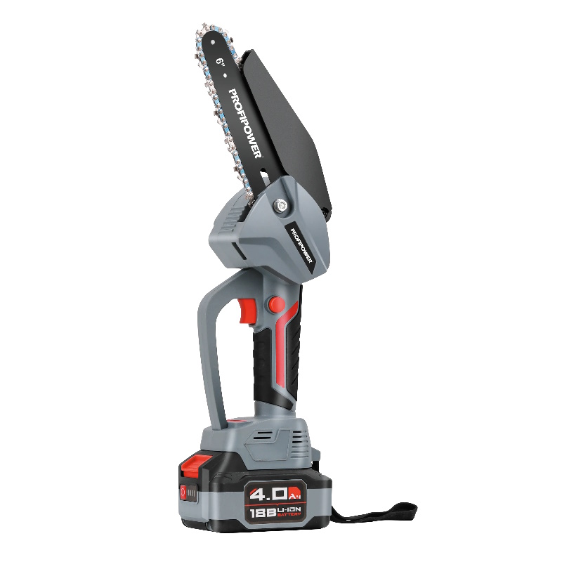 Аккумуляторная цепная пила ProfiPower MKGST-18V E0097old, бесщеточная (Литий-ионный-1шт,4.0Ач,0-4500об/мин,З/У,коробка) в Череповце