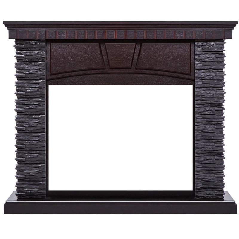 Портал Firelight Porto 30 НС-1202944, камень черный, шпон венге  в Муроме