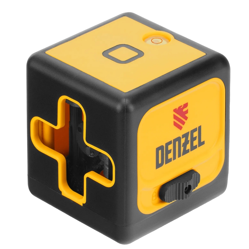 Лазерный уровень Denzel DQB-T 350165, 30 м, зеленый луч, батарейки, штатив в Вологде