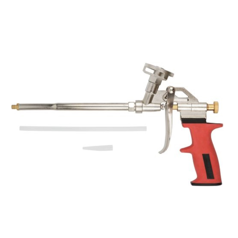 Пистолет для монтажной пены Fit 14274 прорезиненная ручка поворотный верхний адаптор 2495₽