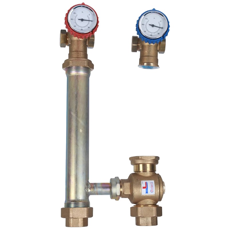 Насосная группа для твердотопливных котлов Stout SDG-0015-002501, 1", без насоса в Угличе