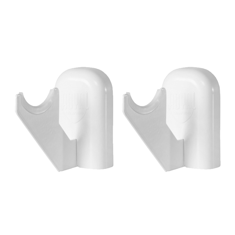 Комплект настенных регулируемых кронштейнов Royal Thermo Design 80 RTD80W, белые