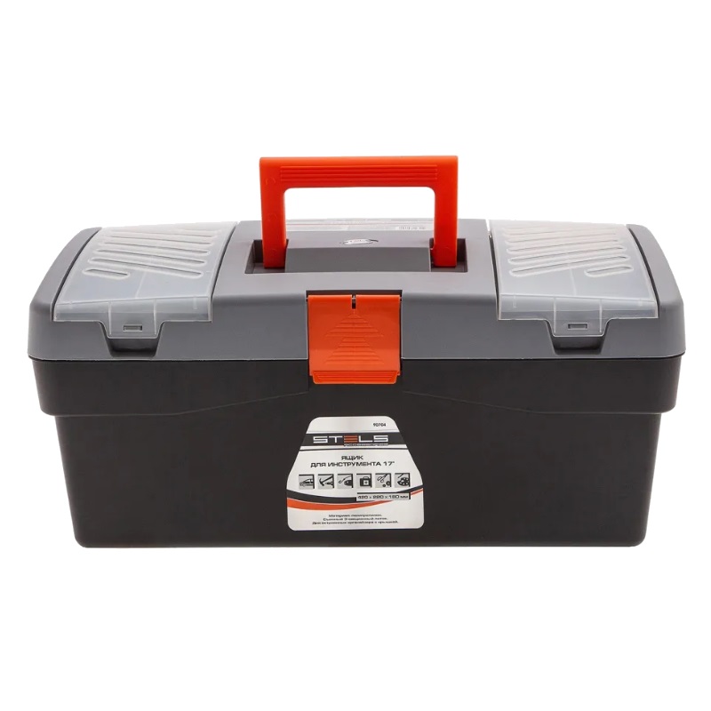 Ящик для инструмента Stels 90704, 420х220х180 мм, 17", пластик в Ярославле