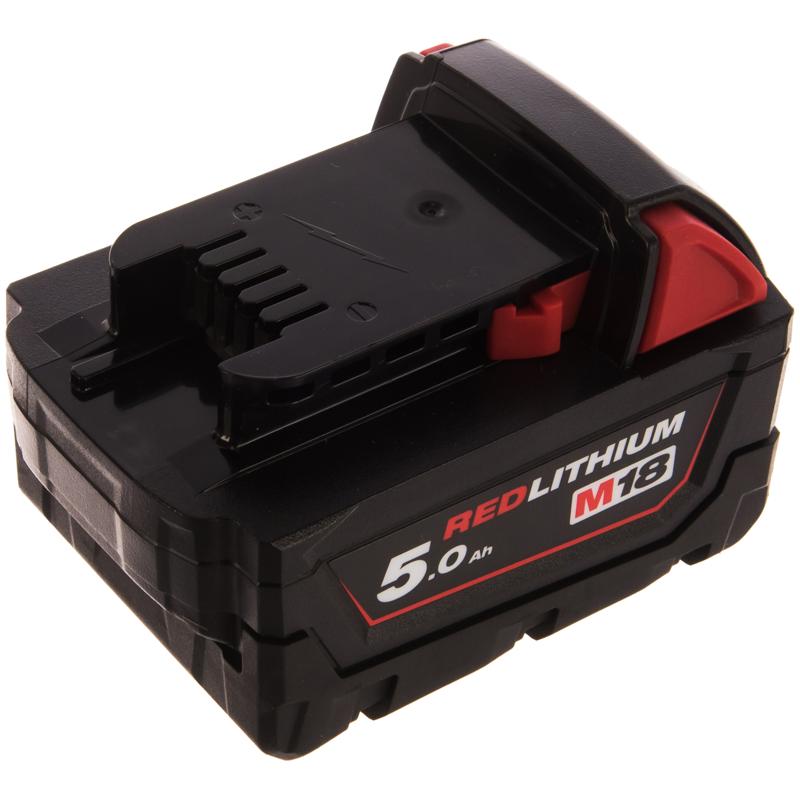 Энергокомплект Milwaukee M18 NRG-502 4933459217 (набор: зарядное устройство + 2 аккумулятора 18В, емкость 5 Ач) в Твери