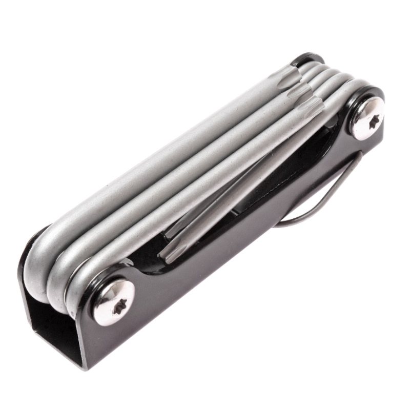 Набор ключей TORX JTC JTC-3503, T9H-T40H, с отверстием, раскладной, 8шт.