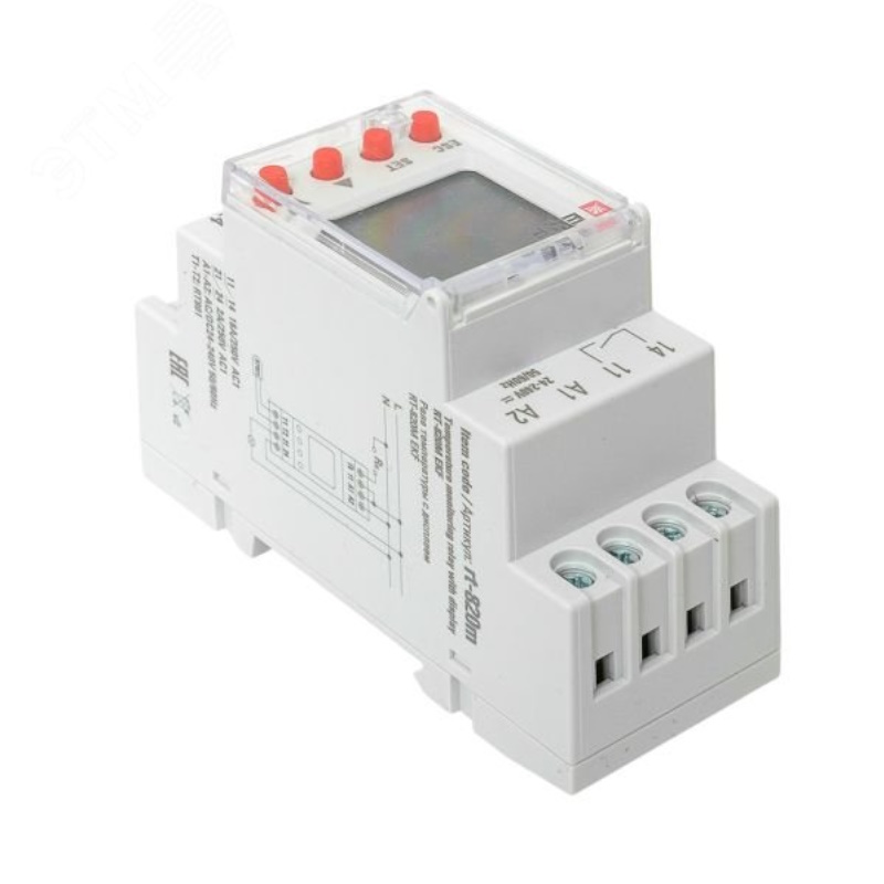 Реле температуры с дисплеем EKF PROxima RT-820M, -25....+130 С