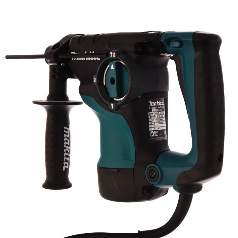 Перфоратор Makita HR2811F (SDS+, 800 Вт, 2,9 Дж, AVT, пластиковый кейс)