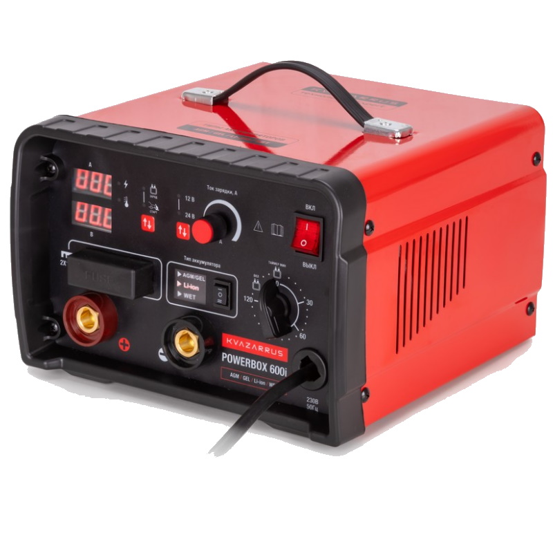 Инверторное пуско-зарядное устройство Kvazarrus PowerBox 600i 8760, таймер, цветная коробка в Коврове