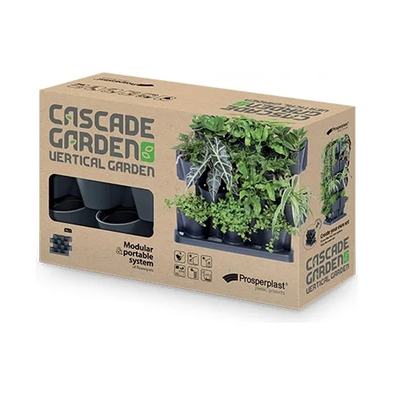 Вертикальный сад Prosperplast Cascade Garden IO2W600S-S433 (чёрный) в Коврове