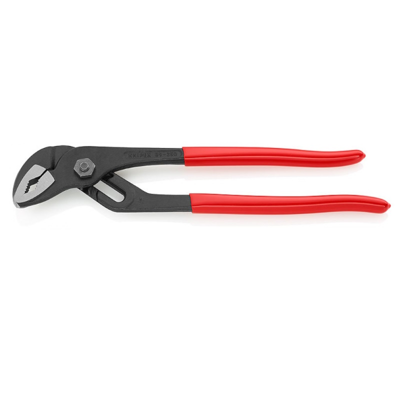 Клещи переставные с гребенчатым шарниром Knipex KN-8901250SB, зев 34 мм, длина 250 мм, фосфатированные, обливные ручки в Муроме
