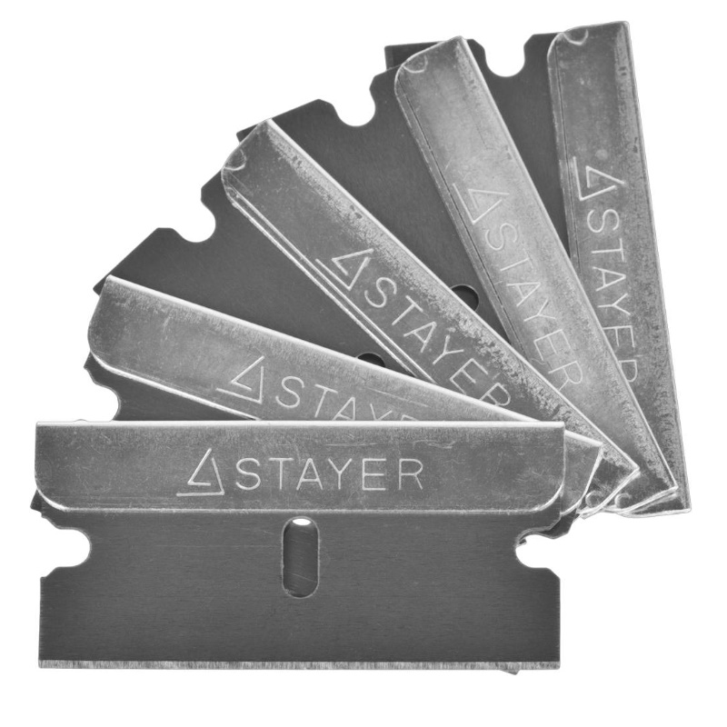 Лезвия сменные для скребков Stayer "MASTER" 08549-S5_z01 для артикулов 0853, 08533, 08535, тип Н01, 40мм, 5шт в Череповце