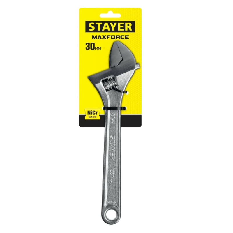 Ключ разводной Stayer 2725-25, 250 / 30 мм в Кинешме