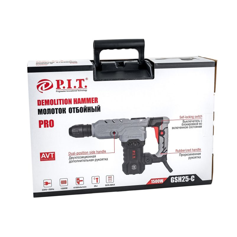 Отбойный молоток P.I.T. GSH25-C МАСТЕР (легкий, 1500 Вт, SDS-MAX) в Муроме