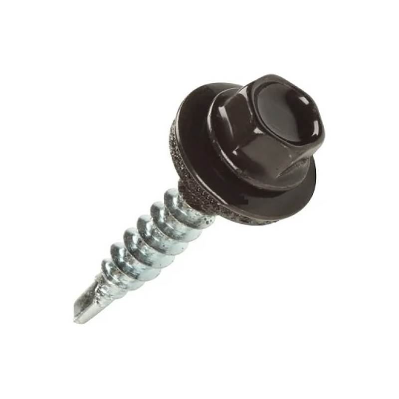 Саморез кровельный Starfix SMP2-84951-30 4.8х70 мм цинк, шайба с прокл., PT1, RAL 8017 (30 шт в пласт. конт.) в Кинешме