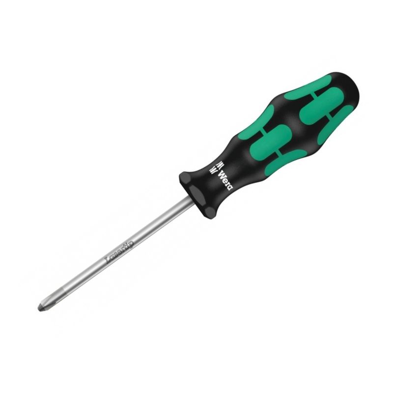 Отвертка крестовая Pozidriv Wera Kraftform Plus 355, PZ 2 x 100 mm, WE-009315 в Твери