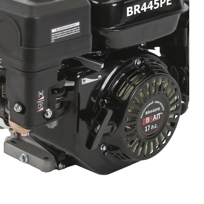 Двигатель бензиновый Brait BR445PE 03.01.201.002, 17л.с., электростартер, шкив 25мм, длина вала 71мм в Муроме