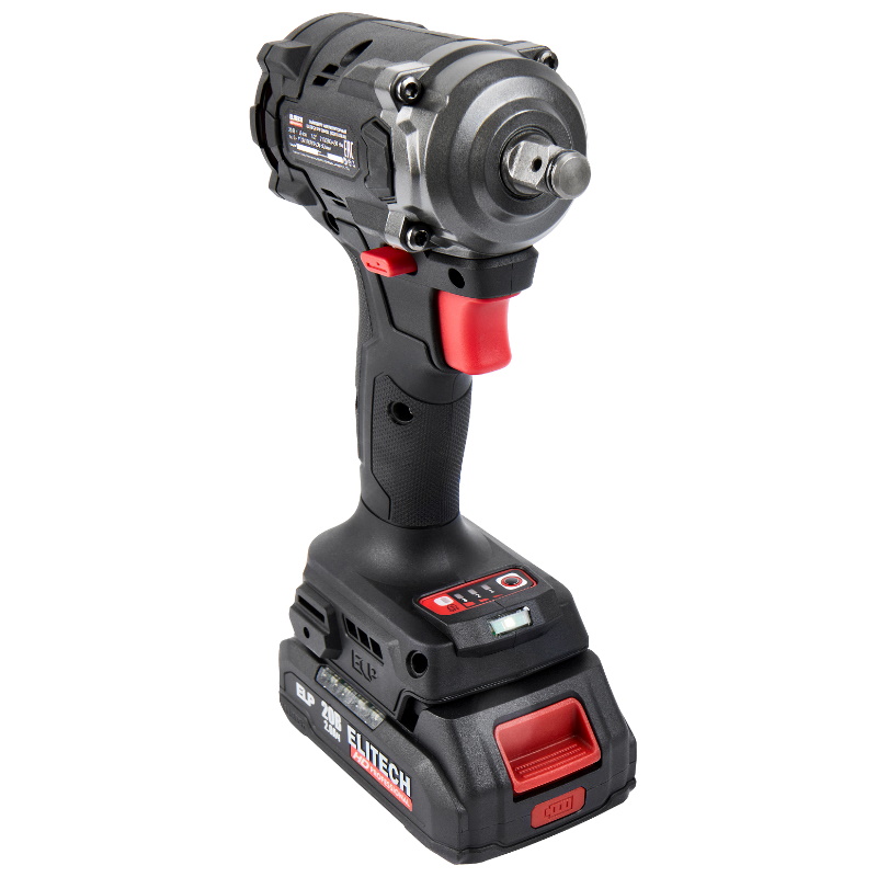 Гайковерт аккумуляторный Elitech HD CW 2004SL (E2201.056.01) 205737, ударный, бесщеточный, 20В, 2х2.0Ач, ELP, 0-2400 уд/мин в Вологде