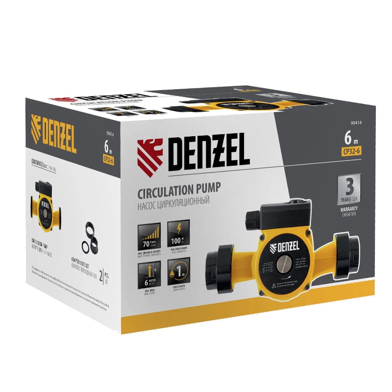 Циркуляционный насос Denzel CP32-6 99414 в Кинешме