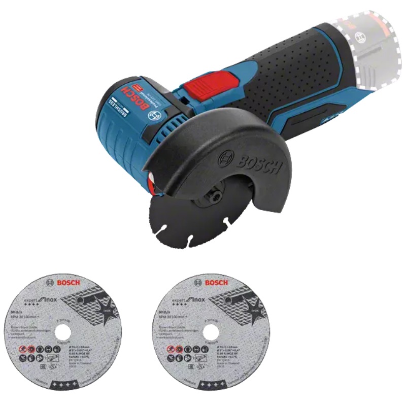 Угловая шлифмашина (болгарка) аккумуляторная Bosch GWS 12V-76 0.601.9F2.000, 76 мм, 12 В, без АКБ и ЗУ в Угличе