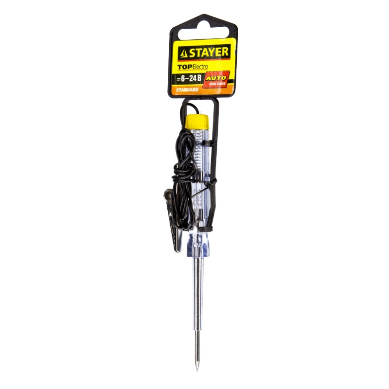 Пробник для автопроводки Stayer "STANDARD" 2573-24V_z01 (6-24В, флажок-подвеска)