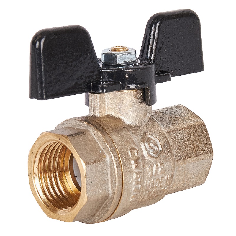 Шаровой полнопроходной кран Stout SVB-0002-000015, ВР/ВР, 1/2", бабочка в Иваново