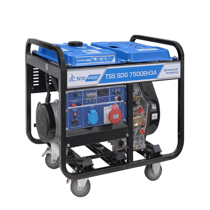 Дизельный генератор ТСС TSS SDG 7500EH3A, 100027